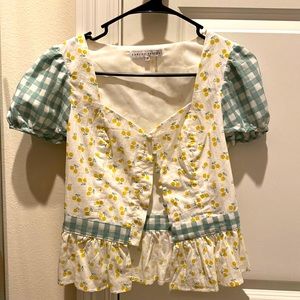 Summer Top by English Factory. Size XS